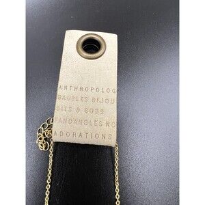 Anthropologie Check Mark Necklace